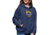 Lets Make Some Noise Women Regular Fit Hoodie 320 Navy Blue Regular Fit Hoodie - Premium Cotton Women Wear