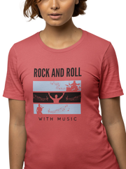 Comfortable Women Regular Fit Tshirt in Red - 180 GSM | Fullmoon Styles