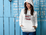 Rock N Roll With Music Women Regular Fit Hoodie 320 White Regular Fit Hoodie - Premium Cotton Women Wear