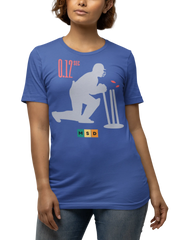 Comfortable Women Regular Fit Tshirt in Royal Blue - 180 GSM | Fullmoon Styles