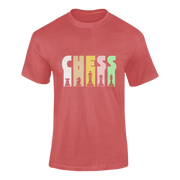 Men Regular Fit Tshirt - Chess Men Regular Fit Tshirt 180 Red | Fullmoon Styles