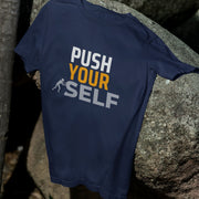 Motivation Push Yourself Navy Blue 1
