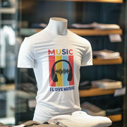 I Love Music White 3