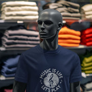 Music Is Life Lets Play Navy Blue 2