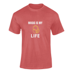Women Oversized - Music Is My Life Women Oversized 240 Red | Fullmoon Styles
