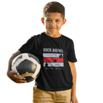 Comfortable Kids Regular Fit Tshirt in Black - 180 GSM | Fullmoon Styles