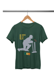 Premium Bottle Green Regular Fit Tshirt for Men - 180 GSM Cotton | Fullmoon Styles