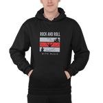 Comfortable Men Regular Fit Hoodie in Black - 320 GSM | Fullmoon Styles