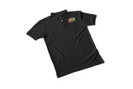 Women Polo Shirt - Chess Women Polo Shirt 220 Black | Fullmoon Styles