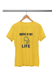 Premium Yellow Regular Fit Tshirt for Men - 180 GSM Cotton | Fullmoon Styles