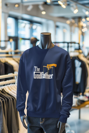 Navy Blue Regular Fit Sweatshirt - The Godfather Women Regular Fit Sweatshirt 320 Design | Women Fashion