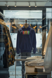 Navy Blue Regular Fit Hoodie - Chess Men Regular Fit Hoodie 320 Design | Men Fashion