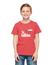 Kids Regular Fit Tshirt - The Godfather Kids Regular Fit Tshirt 180 Red | Fullmoon Styles