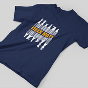 Chess Check Mate Navy Blue 1