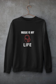 Premium Black Regular Fit Sweatshirt for Women - 320 GSM Cotton | Fullmoon Styles