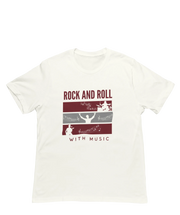 Men Oversized - Rock N Roll With Music Men Oversized 210 Off White | Fullmoon Styles