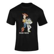 Men Oversized - Woody And Buzz Friends Forever Men Oversized 210 Black | Fullmoon Styles