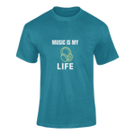 Women Oversized - Music Is My Life Women Oversized 240 Teal Blue | Fullmoon Styles