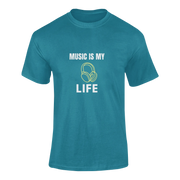 Women Oversized - Music Is My Life Women Oversized 240 Teal Blue | Fullmoon Styles