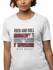 Comfortable Women Regular Fit Tshirt in White - 180 GSM | Fullmoon Styles