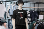 Black Oversized - Music Is My Life Men Oversized 180 Design | Men Fashion