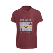 Premium Maroon Regular Fit Tshirt for Men - 180 GSM Cotton | Fullmoon Styles