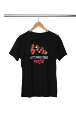 Premium Black Regular Fit Tshirt for Women - 180 GSM Cotton | Fullmoon Styles