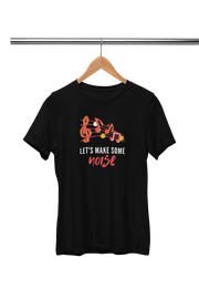 Premium Black Regular Fit Tshirt for Women - 180 GSM Cotton | Fullmoon Styles