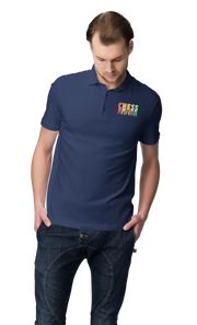 Men Polo Shirt - Chess Men Polo Shirt 220 Navy Blue | Fullmoon Styles