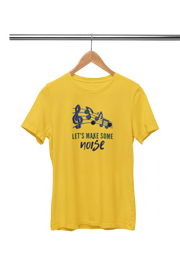 Premium Yellow Regular Fit Tshirt for Women - 180 GSM Cotton | Fullmoon Styles