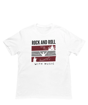Women Oversized - Rock N Roll With Music Women Oversized 210 White | Fullmoon Styles