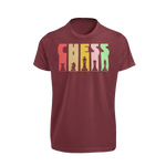 Women Regular Fit Tshirt - Chess Women Regular Fit Tshirt 180 Maroon | Fullmoon Styles
