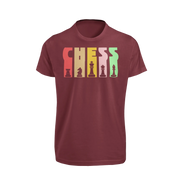 Women Regular Fit Tshirt - Chess Women Regular Fit Tshirt 180 Maroon | Fullmoon Styles