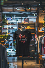 Black Oversized - Lets Make Some Noise Women Oversized 240 Design | Women Fashion