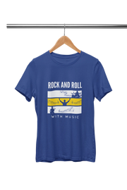 Premium Royal Blue Regular Fit Tshirt for Men - 180 GSM Cotton | Fullmoon Styles