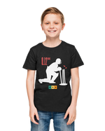 Comfortable Kids Regular Fit Tshirt in Black - 180 GSM | Fullmoon Styles