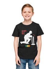 Comfortable Kids Regular Fit Tshirt in Black - 180 GSM | Fullmoon Styles