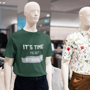 Its Time To Get Stronger Bottle Green 2