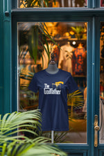 Navy Blue Regular Fit Tshirt - The Godfather Women Regular Fit Tshirt 180 Design | Women Fashion