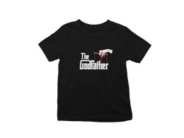 Kids Regular Fit Tshirt - The Godfather Kids Regular Fit Tshirt 180 Black | Fullmoon Styles