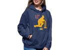 Comfortable Women Regular Fit Hoodie in Navy Blue - 320 GSM | Fullmoon Styles