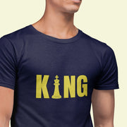 Chess King Navy Blue 4