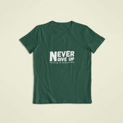 never_give_up_nothing_is_impossible bottle_green 1
