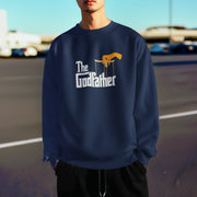 The Godfather Men Regular Fit Sweatshirt 320 Navy Blue Regular Fit Sweatshirt - Premium Cotton Men Wear