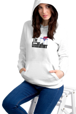 Comfortable Women Regular Fit Hoodie in White - 320 GSM | Fullmoon Styles