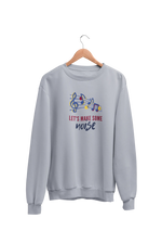 Premium Gray Regular Fit Sweatshirt for Men - 320 GSM Cotton | Fullmoon Styles