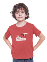 Premium Red Regular Fit Tshirt for Kids - 180 GSM Cotton | Fullmoon Styles