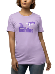 The Godfather Women Regular Fit Tshirt 180 Lavender Regular Fit Tshirt - Premium Cotton Women Wear