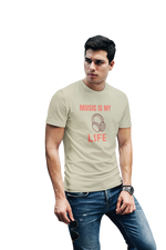 Sage Green Oversized - Music Is My Life Men Oversized 210 Design | Men Fashion