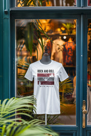 White Oversized - Rock N Roll With Music Women Oversized 180 Design | Women Fashion